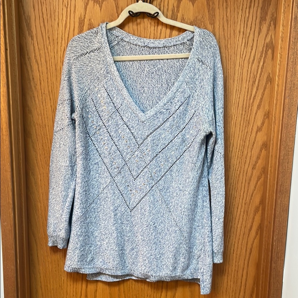 WHBM V-Neck Knit Sweater